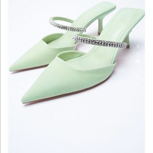 Zara sparkly mules bloggers fav new w tags